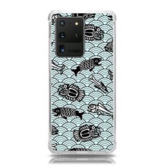 Fish Koi Ocean Sea Oriental Waves Samsung Galaxy S20 Ultra 6 9 Inch Tpu Uv Case by Semog4