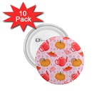 Pumpkin Tea Cup Pie Dessert 1.75  Buttons (10 pack) Front