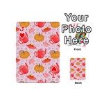Pumpkin Tea Cup Pie Dessert Playing Cards 54 Designs (Mini) Front - HeartJ