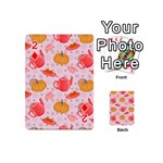 Pumpkin Tea Cup Pie Dessert Playing Cards 54 Designs (Mini) Front - Diamond2