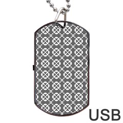 Pattern 289 Dog Tag Usb Flash (one Side) by GardenOfOphir