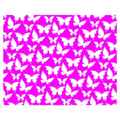 Pattern 334 One Side Premium Plush Fleece Blanket (medium) by GardenOfOphir