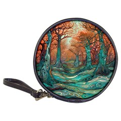Ai Generated Tree Forest Mystical Forest Nature Classic 20-cd Wallets by Ravend