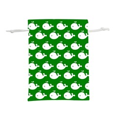 Cute Whale Illustration Pattern Lightweight Drawstring Pouch (m) by GardenOfOphir