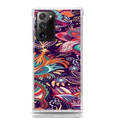 Ornamental Patterns Abstract Flower Pattern Purple Samsung Galaxy Note 20 Ultra Tpu Uv Case by Jancukart
