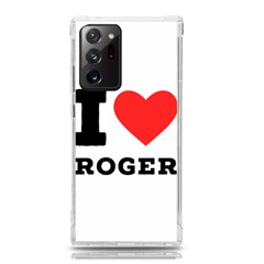 I Love Roger Samsung Galaxy Note 20 Ultra Tpu Uv Case by ilovewhateva