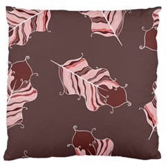 Feather Large Premium Plush Fleece Cushion Case (one Side) by nateshop