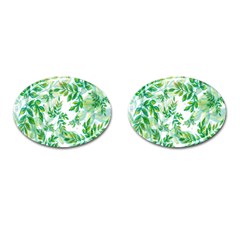 Leaves-37 Cufflinks (oval) by nateshop