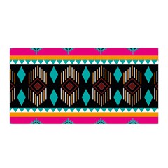Abstract Art Pattern Design Vintage Satin Wrap 35  X 70  by Ravend