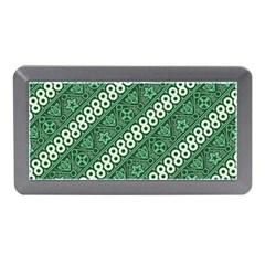 Batik-green Memory Card Reader (mini) by nateshop