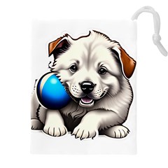 Dog Animal Pet Puppy Pooch Drawstring Pouch (5xl) by Semog4