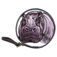 Hippopotamus Animal Wildlife Hippo Classic 20-cd Wallets by Semog4