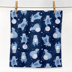 Bear Pattern Patterns Planet Animals Face Towel by Semog4