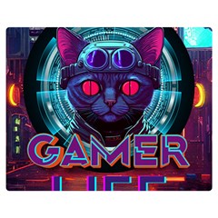 Gamer Life Premium Plush Fleece Blanket (medium) by minxprints