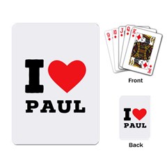 I Love Paul Playing Cards Single Design (rectangle) by ilovewhateva