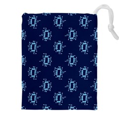 Background Microchips Graphic Beautiful Wallpaper Drawstring Pouch (5xl) by Jancukart