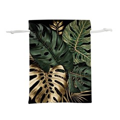 Tropical Leaves Foliage Monstera Nature Home Art Lightweight Drawstring Pouch (s) by Jancukart