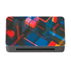 Minimalist Abstract Shaping  Abstract Digital Art Memory Card Reader With Cf by Jancukart