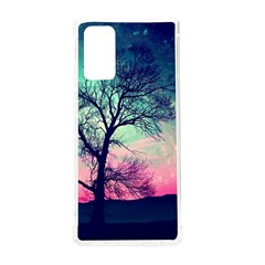 Tree Abstract Field Galaxy Night Nature Samsung Galaxy Note 20 Tpu Uv Case by Jancukart