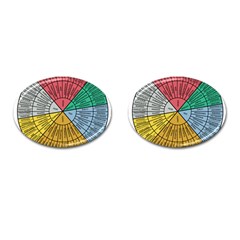 Wheel Of Emotions Feeling Emotion Thought Language Critical Thinking Cufflinks (oval) by Semog4