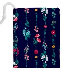 Flowers Pattern Bouquets Colorful Drawstring Pouch (5XL) Back