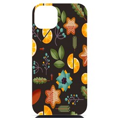 Christmas Seamless Pattern Iphone 14 Plus Black Uv Print Case by Semog4