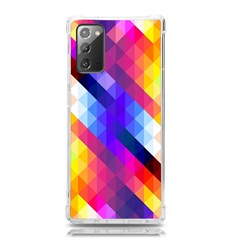 Abstract Background Colorful Pattern Samsung Galaxy Note 20 Tpu Uv Case by Semog4