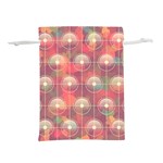 Background Abstract Lightweight Drawstring Pouch (M) Back