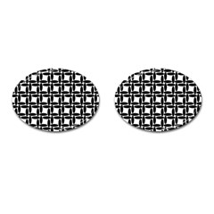 Ellipse-pattern-background Cufflinks (oval) by Semog4