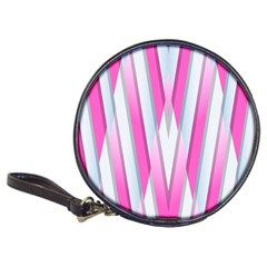 Geometric-3d-design-pattern-pink Classic 20-cd Wallets by Semog4