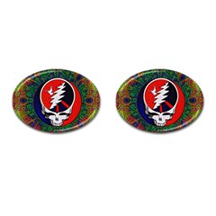 Grateful Dead Cufflinks (oval) by Semog4