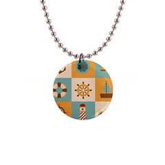 Nautical Elements Collection 1  Button Necklace by Semog4