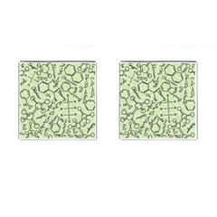 Multicolored Chemical Bond Illustration Chemistry Formula Science Cufflinks (square) by Salman4z