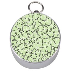 Multicolored Chemical Bond Illustration Chemistry Formula Science Silver Compasses by Salman4z