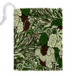Texture Ornament Pattern Seamless Paisley Drawstring Pouch (5XL) Back