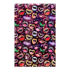 Funny Monster Mouths Shower Curtain 48  X 72  (small)  by Salman4z