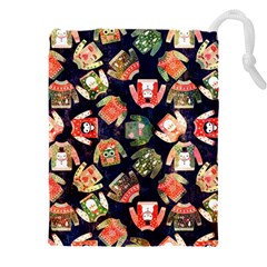Ugly Christmas Drawstring Pouch (5xl) by Salman4z