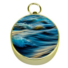 Waves Abstract Gold Compasses by Salman4z