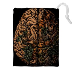 Always On My Mind Tobe Map Places Travel Vintage Drawstring Pouch (5xl) by Salman4z
