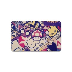 Retro Cartoon Hello Titty Parody Magnet (name Card) by Salman4z