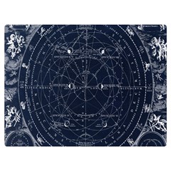 Vintage Astrology Poster Premium Plush Fleece Blanket (extra Small) by ConteMonfrey