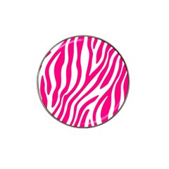 Pink Fucsia Zebra Vibes Animal Print Hat Clip Ball Marker (10 Pack) by ConteMonfrey