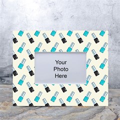 Nails White Tabletop Photo Frame 4 x6  by SychEva