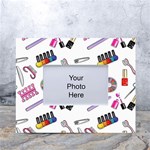 Manicure Nail Pedicure White Tabletop Photo Frame 4 x6  Front