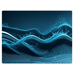 Technology Computer Background (1) Premium Plush Fleece Blanket (extra Small) by Simbadda