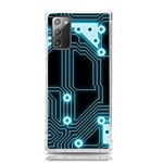 A Completely Seamless Background Design Circuitry Samsung Galaxy Note 20 TPU UV Case Front