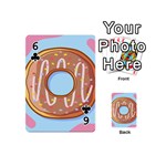 Dessert Food Donut Sweet Decor Chocolate Bread Playing Cards 54 Designs (Mini) Front - Club6