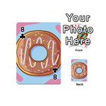 Dessert Food Donut Sweet Decor Chocolate Bread Playing Cards 54 Designs (Mini) Front - Club8