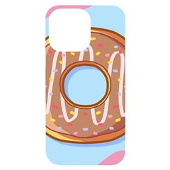 Dessert Food Donut Sweet Decor Chocolate Bread Iphone 14 Pro Max Black Uv Print Case by Uceng