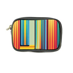 Colorful Rainbow Striped Pattern Stripes Background Coin Purse by Uceng